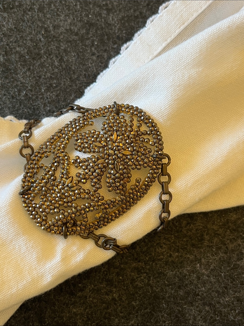 VINTAGE SHOE BUCKLE BRACELET